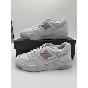 New Balance 550 Womens Size 8 White Pink Sneakers New With Box BBW550VC